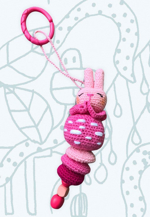 Haakpatroon konijntjeswagenhanger