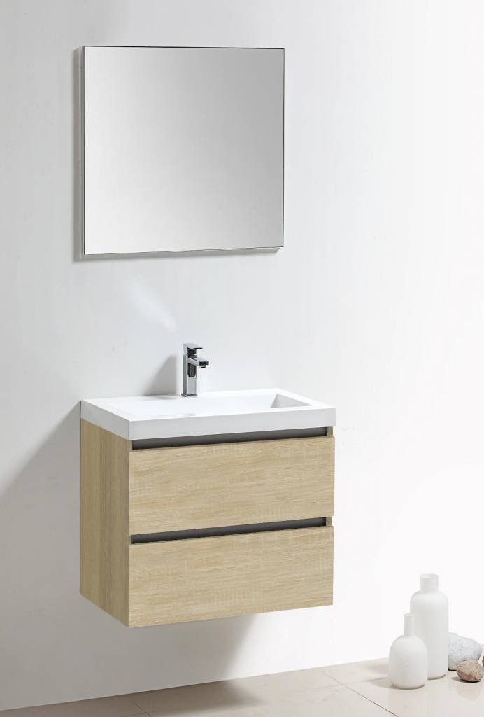 BADMEUBELSET TREND SENZA 60 cm LIGHT WOOD