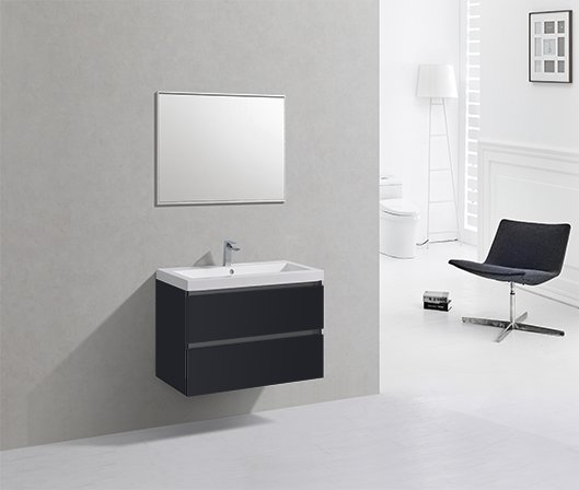 BADMEUBELSET TRENDLINE 80 cm HOOGGLANS ANTRACIET