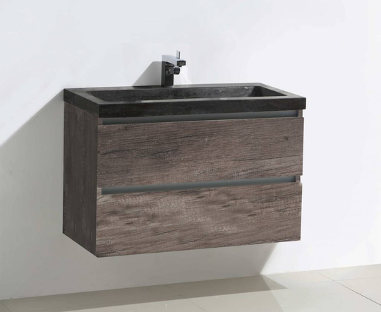 BADMEUBELSET TREND STONE 80 MET ALUM GREEP CENTURY OAK