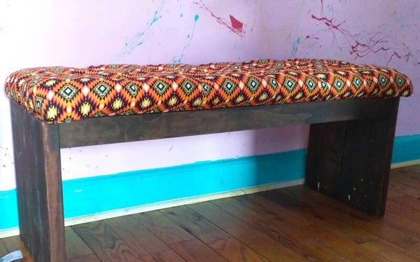 TOUGH & TUFTED Wooden Bench