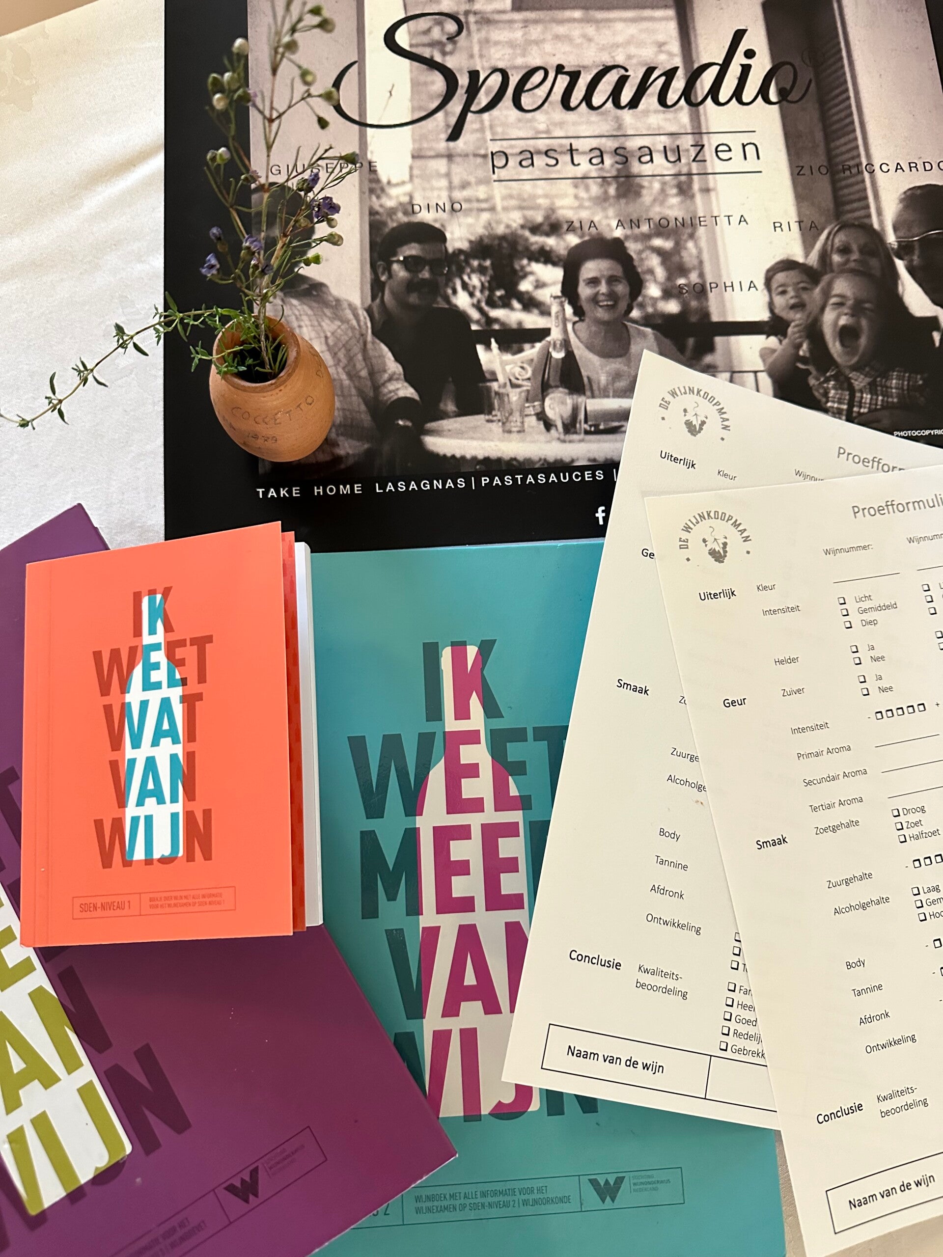 LESBOEK ALVAST ONTVANGEN? (ALLEEN I.C.M MET EEN REEDS GEBOEKTE WIJNCURSUS)