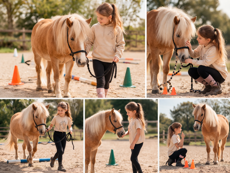 Grondwerk oefeningen voor jonge ruiters & pony's | Horsemanshiptraining Texel