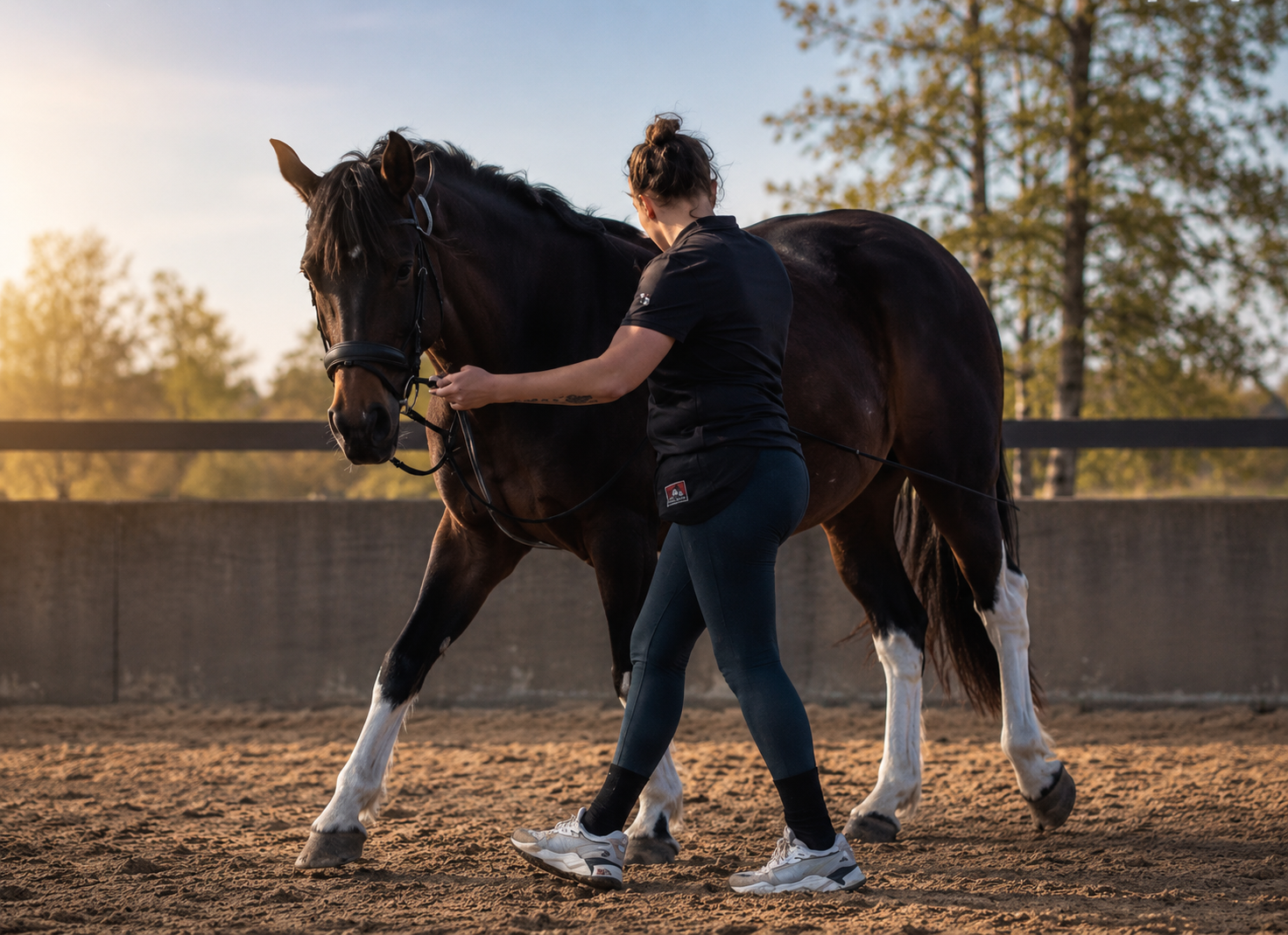Werken aan de hand | Paardentraining Texel