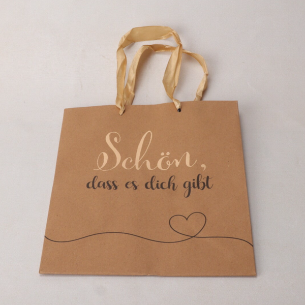 Papiertüte Schön dass es dich gibt