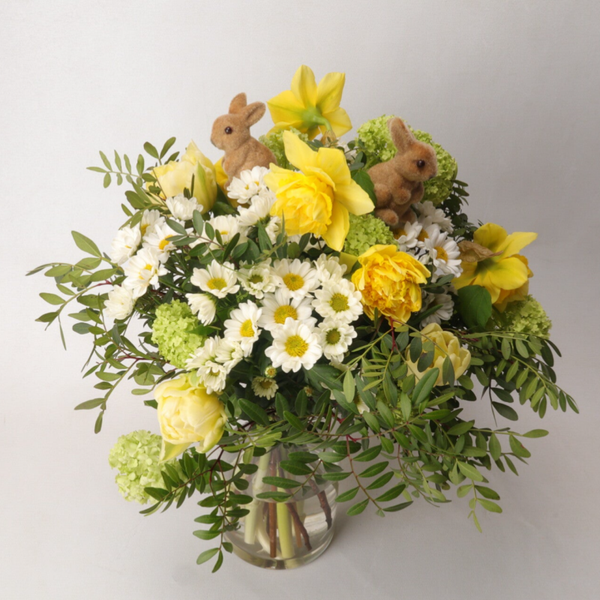 Frühlingsstrauss mit Häsli