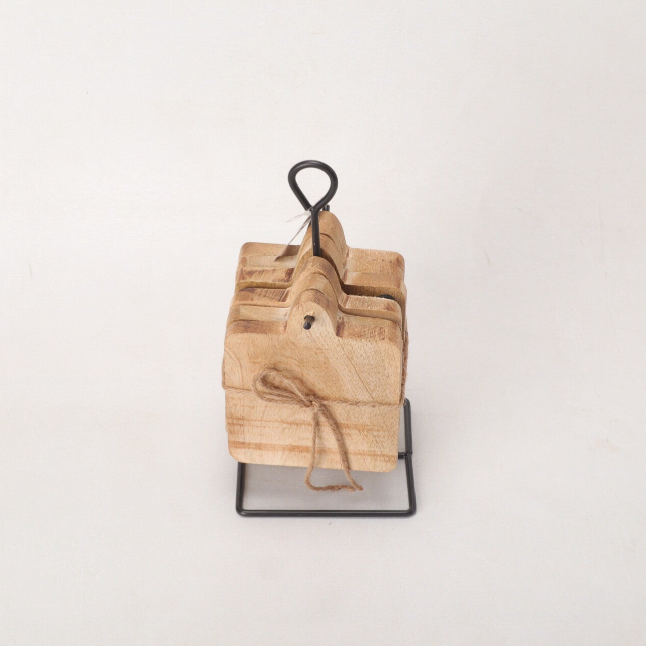 Rustikale Holzuntersetzer