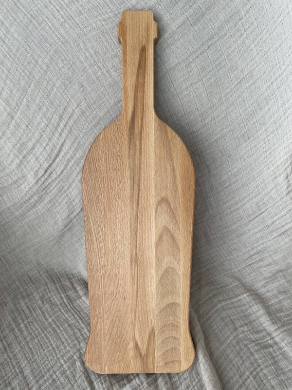 Borrelplank fles – 47x 15 cm | Gravering naar wens