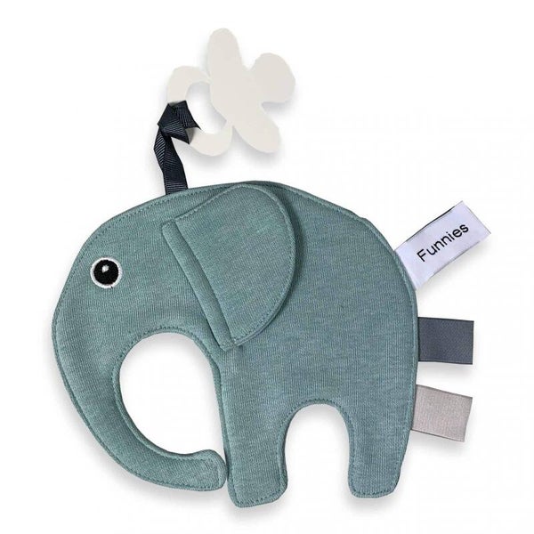 Speendoekje olifant | Stone green