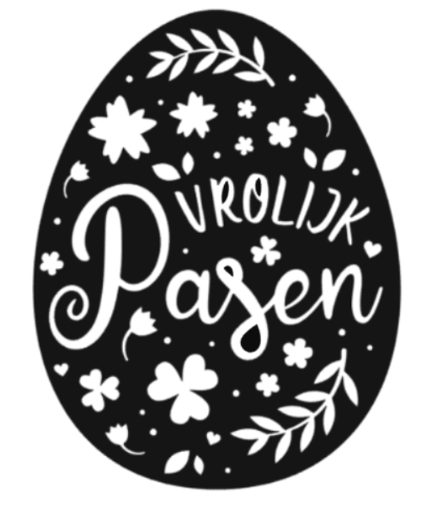 Raamsticker | Groot paasei