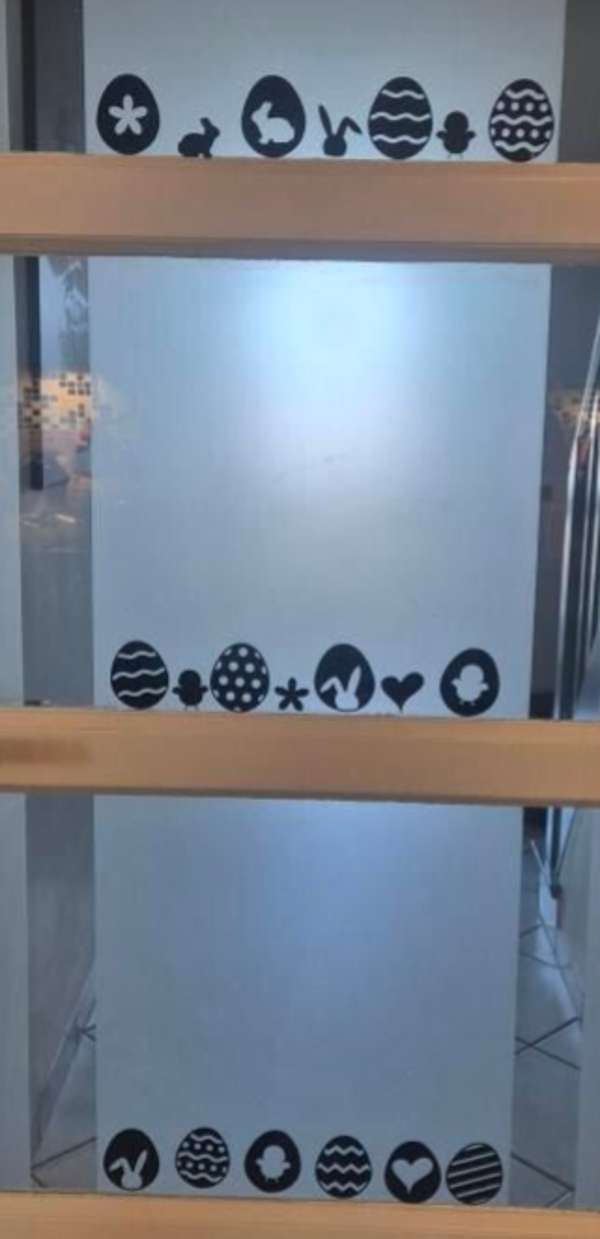 Raamsticker | Paaseieren met dieren