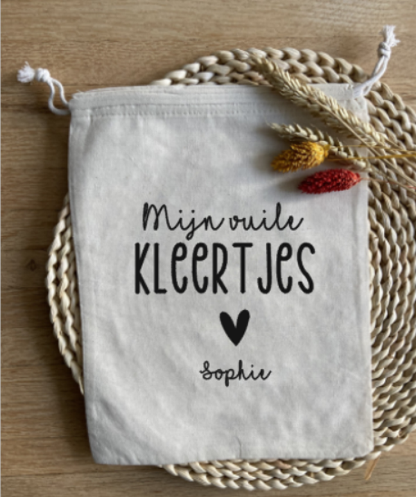 Bewaarzakje | Mijn vuile kleertjes