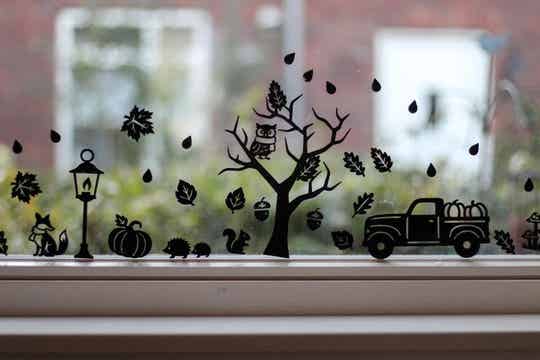 Raamsticker | Herfst set basis