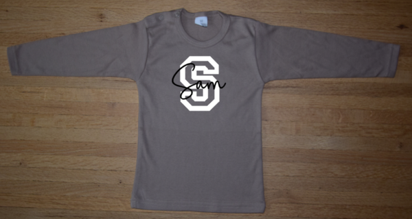 Shirtje| Letter met naam | STOER