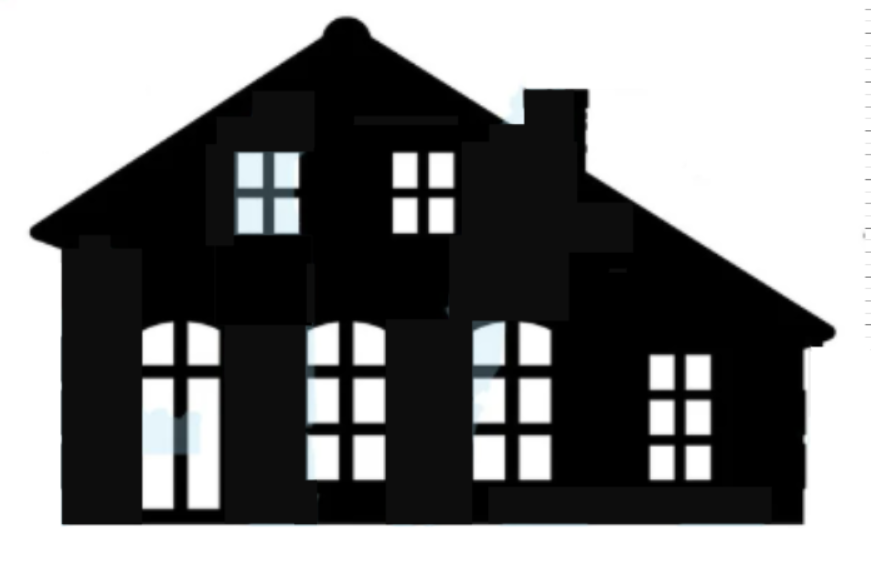 Raamsticker | Basis huis landelijk