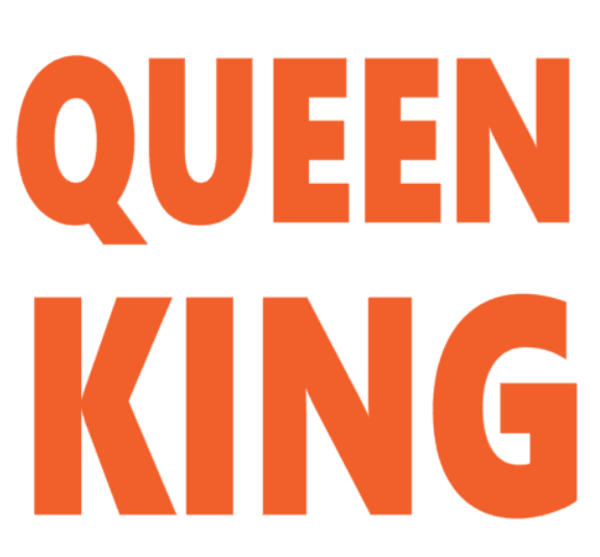 Strijksticker | KING/QUEEN