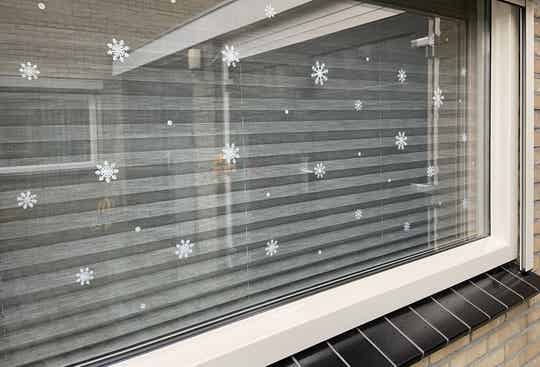 Raamsticker | IJs kristallen & Sneeuwvlokken