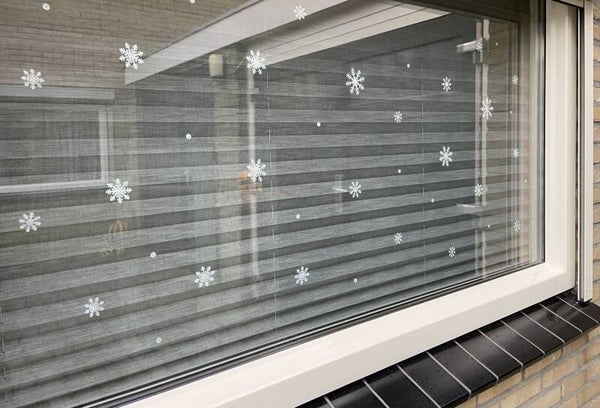 Raamsticker | IJs kristallen & Sneeuwvlokken