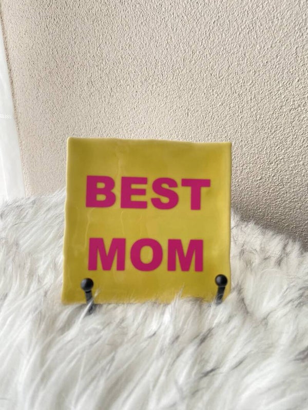 BEST MOM | Tegeltje met tekst