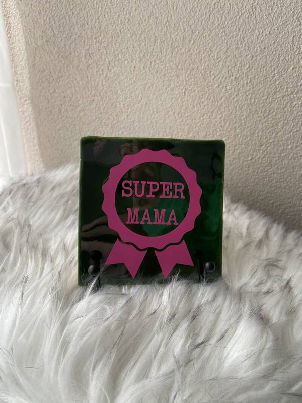 Super mama | Tegeltje met tekst