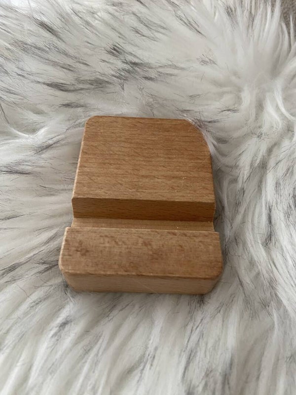 Houten standaard voor tegeltjes
