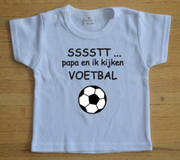 Shirtje | Papa en ik kijken voetbal