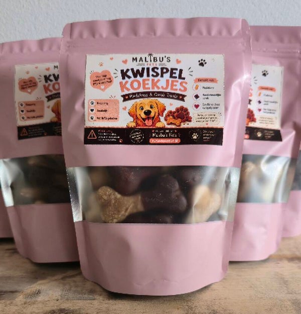 Kwispelkoekjes Pindakaas + Carobe
