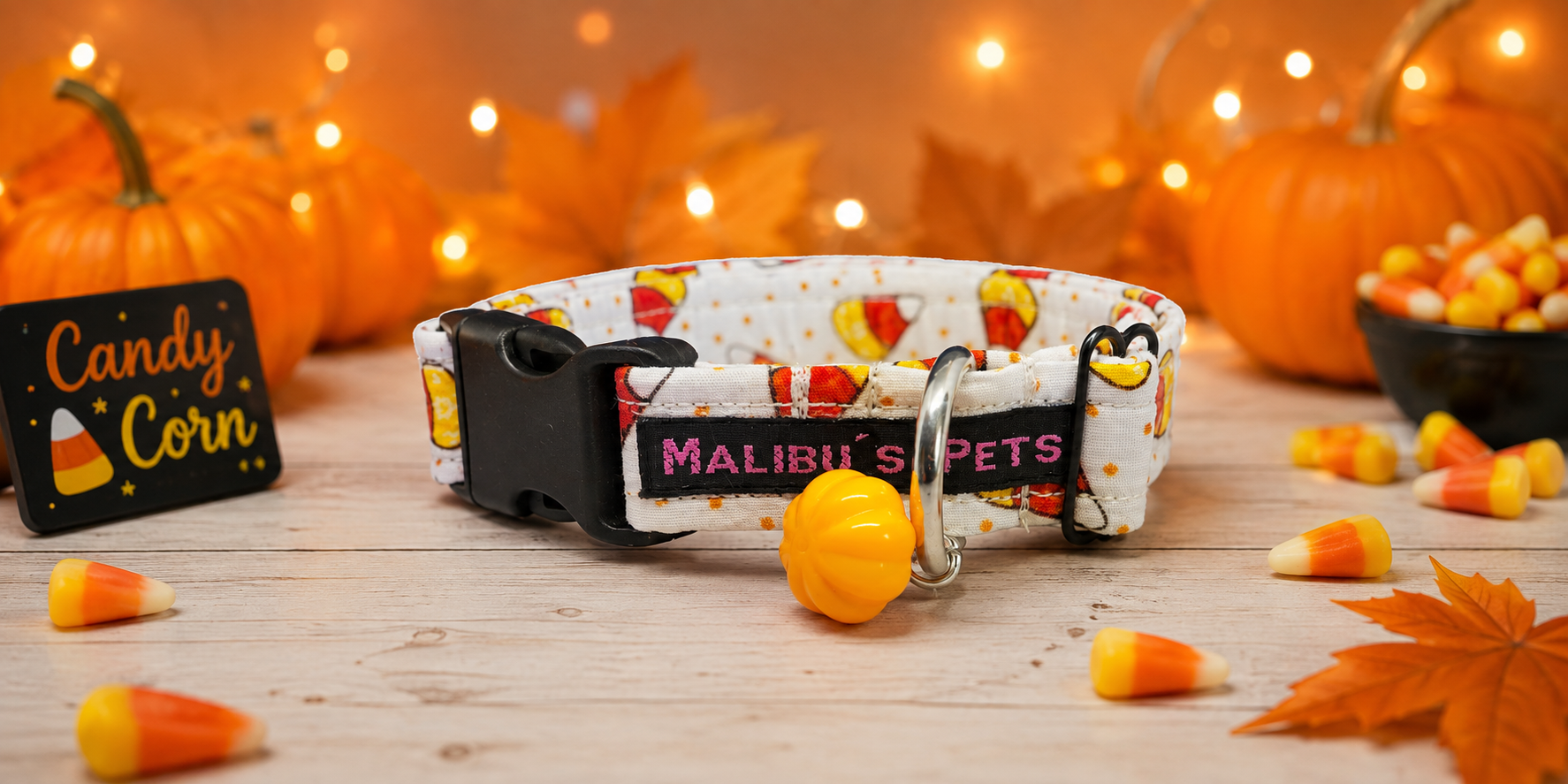 Halsband Candy Corn