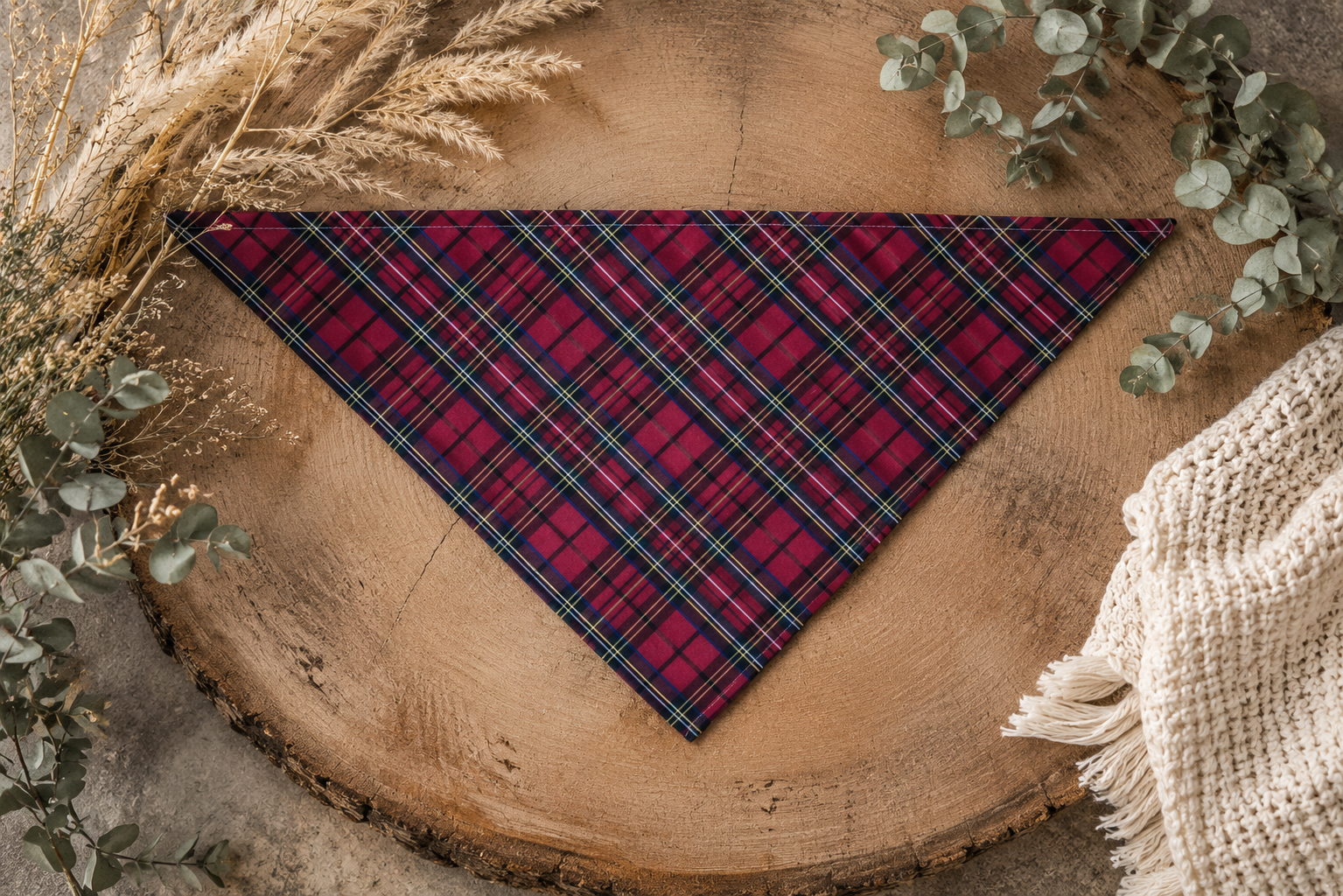 Bandana Yuletide Plaid