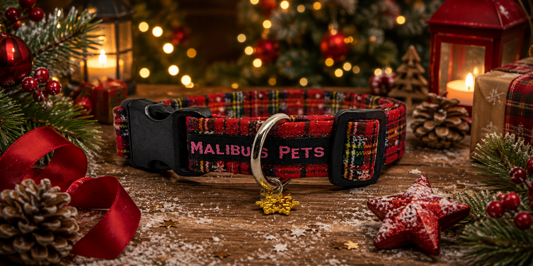 Halsband Red Ribbon