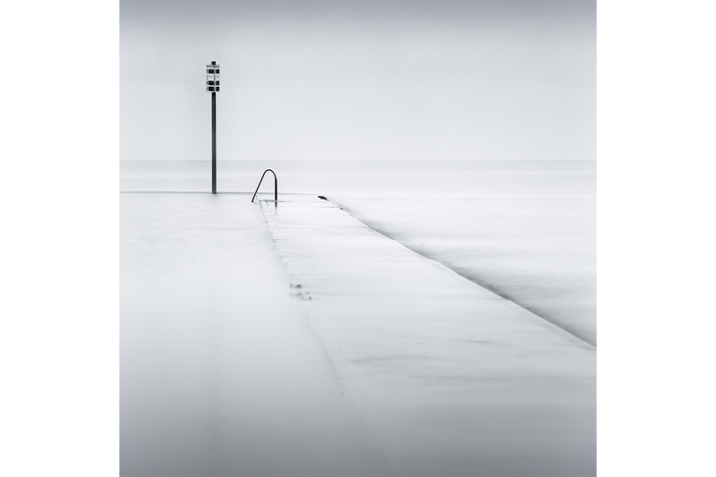 Fine art, zwart wit, zee, minimalisme, minimalistisch