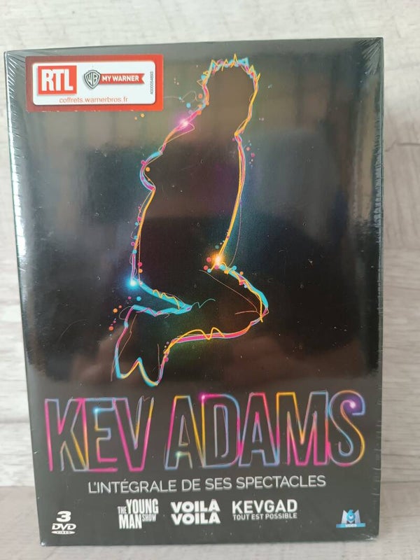 3 DVD Spectacles Humour KEV ADAMS - 3 Spectacles Trop Ouf ! Gad Elmaleh (1267)