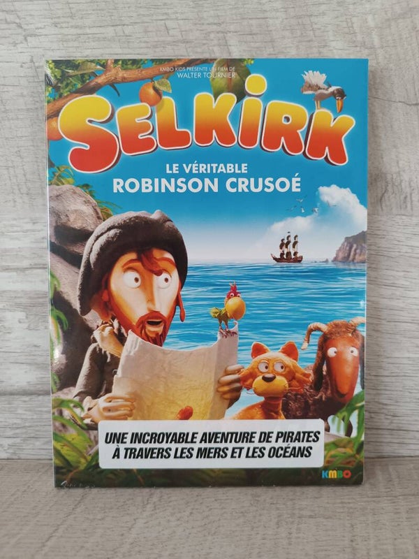 DVD SELKIRK - Le véritable Robinson Crusoé - Film d'Animation (1066)