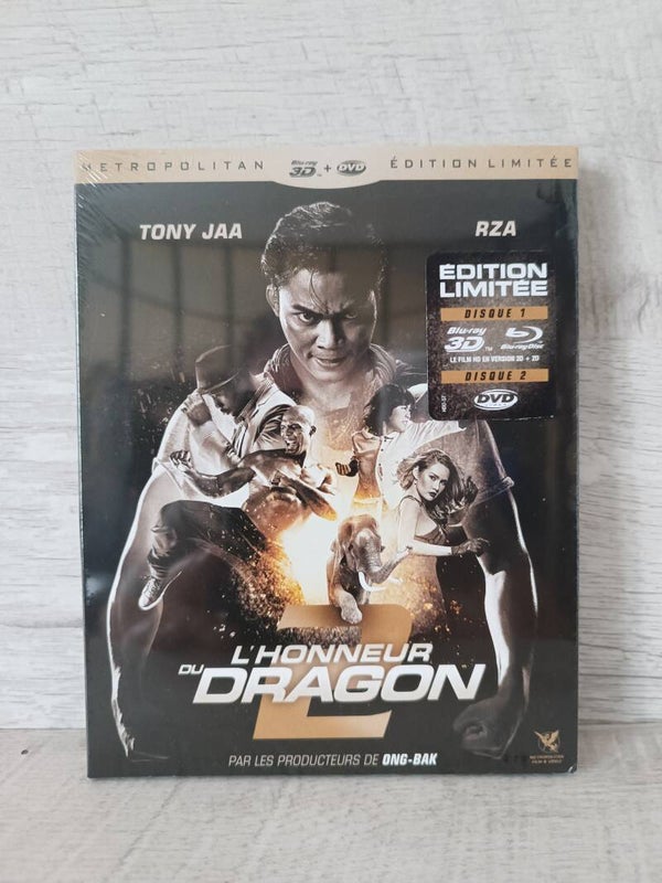 BLU RAY 3D/2D + DVD Action Combat L'HONNEUR DU DRAGON 2 - Edition Limitée (1227)