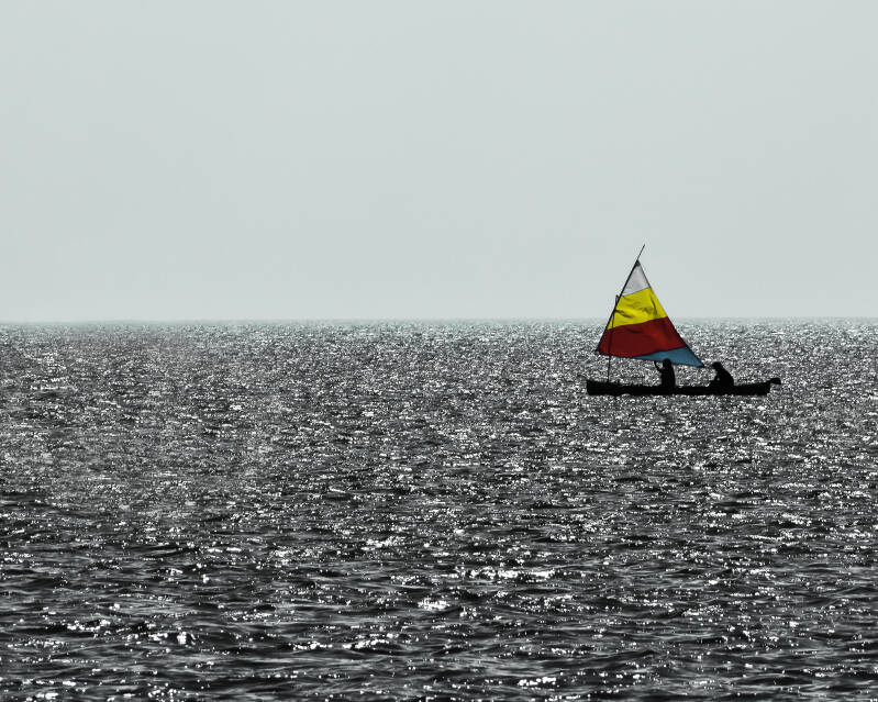Sail Boat at Thalatta State, Miami, Florida (1)