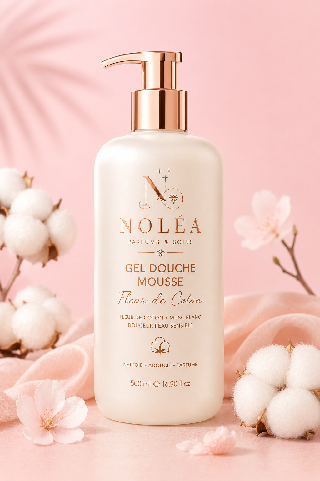 Gel Douche Mousse – Fleur de Coton