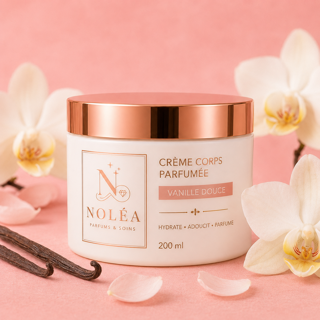 Crème Corps Parfumée – Vanille Douce