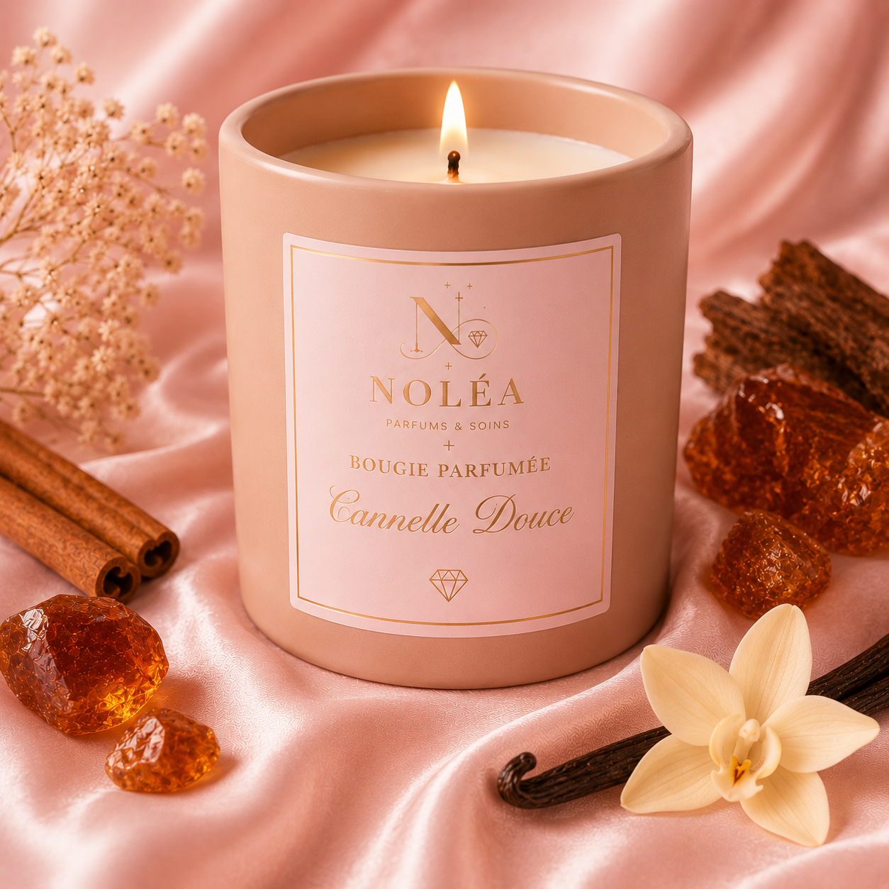 Bougie Parfumée – Cannelle Douce
