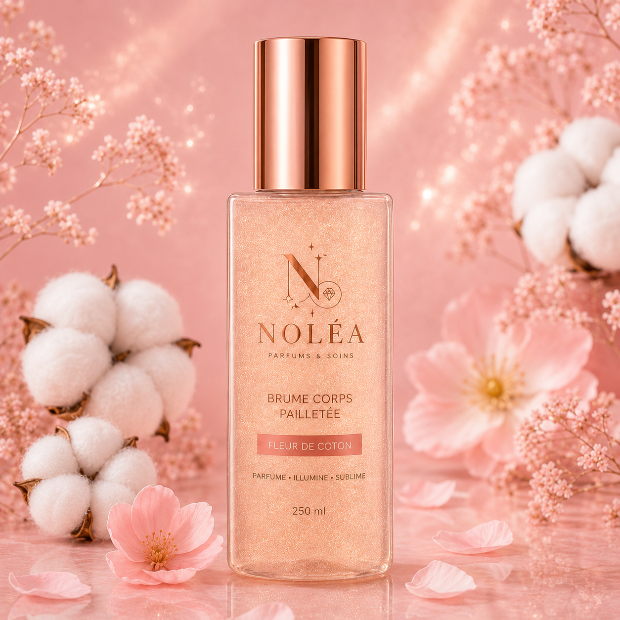 Brume  pailletée – Fleur de Coton