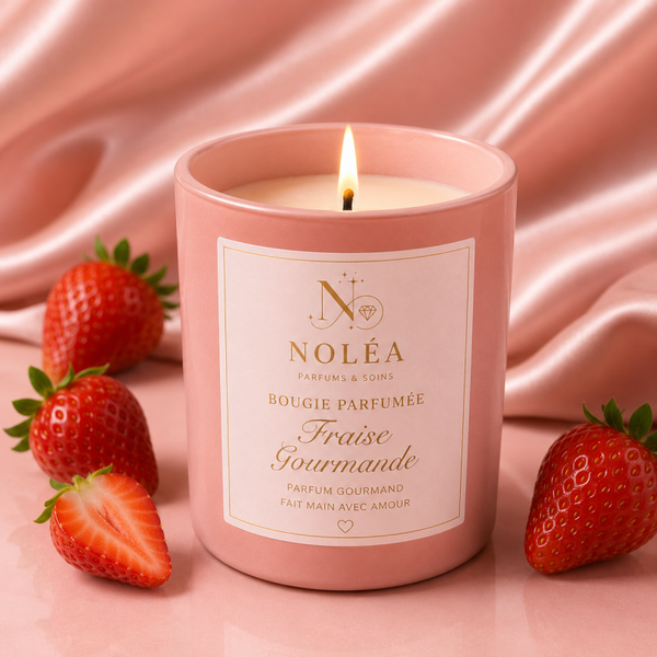 Bougie Parfumée – Fraise Gourmande