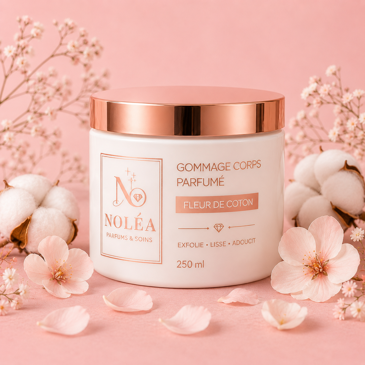 Gommage Corps Parfumé – Fleur de Coton