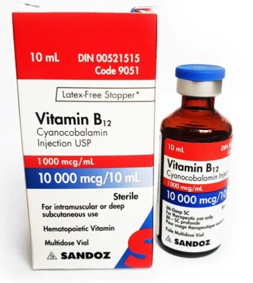 Vitamin B12 -10 ml - Weight Loss and Athletic Endurance