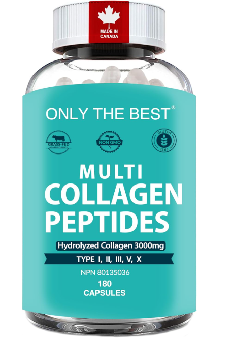 Multi Collagen Peptides Capsules 3000mg - 180 capsules