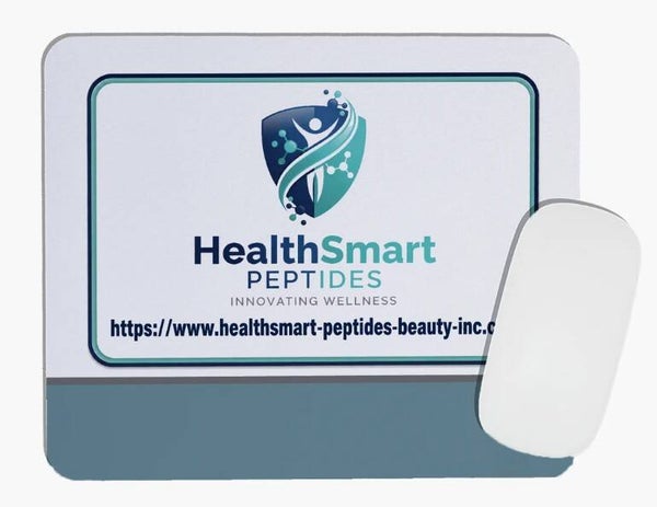 Mouse Pad - Buy a HealthSmart Peptides & Beauty themed mouse pad to inject visual excitement, personal motivation, and elite wellness vibes into their daily computer setup.
