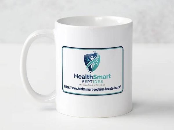 Mug - HealthSmart Peptides & Beauty coffee mugs are designed to transform an ordinary morning routine into a luxurious, wellness-focused ritual.