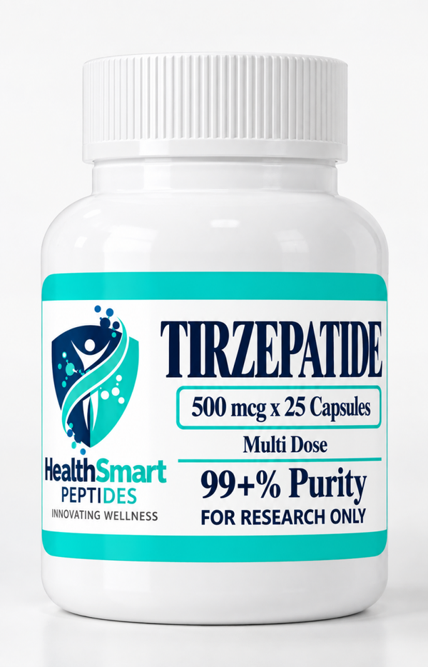 Tirzepetide Capsules- 500mcg x 25  Capsules - Weight Loss