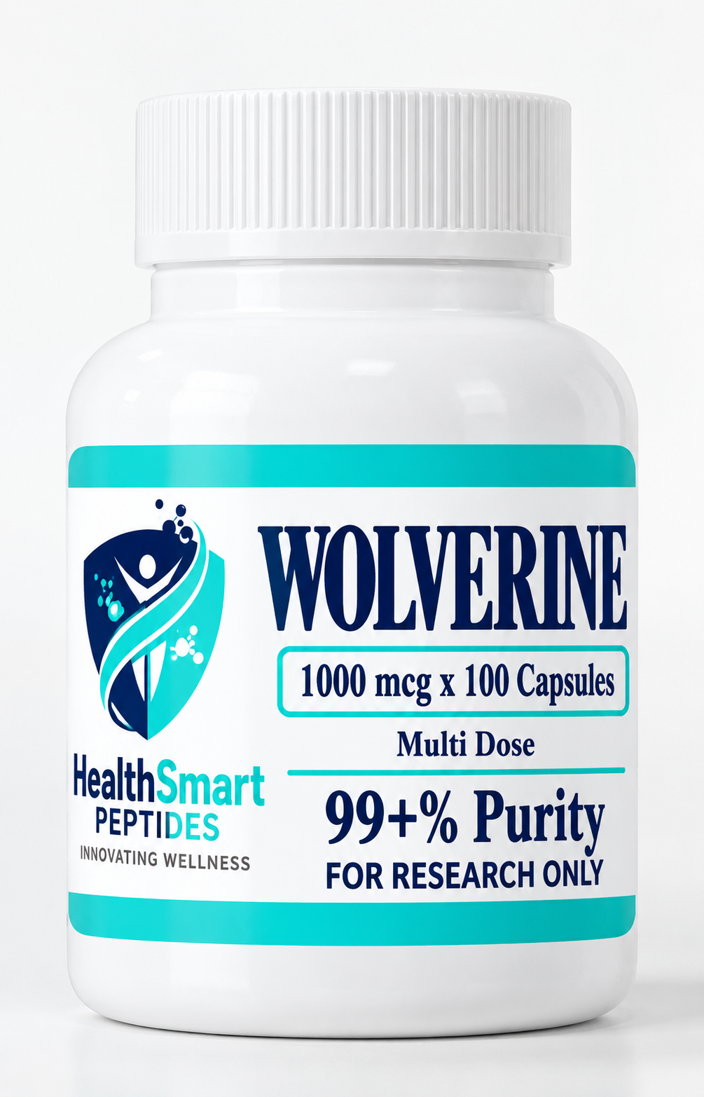 BPC-157 & TB-500 (Wolverine Blend) Capsules - 1000 mcg x 100 Capsules