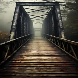 mysterious-wooden-bridge-fog-foggy-bridge-enveloped-mist-surrounded-towering-trees-captures-essence-dark-294011950-standard.webp
