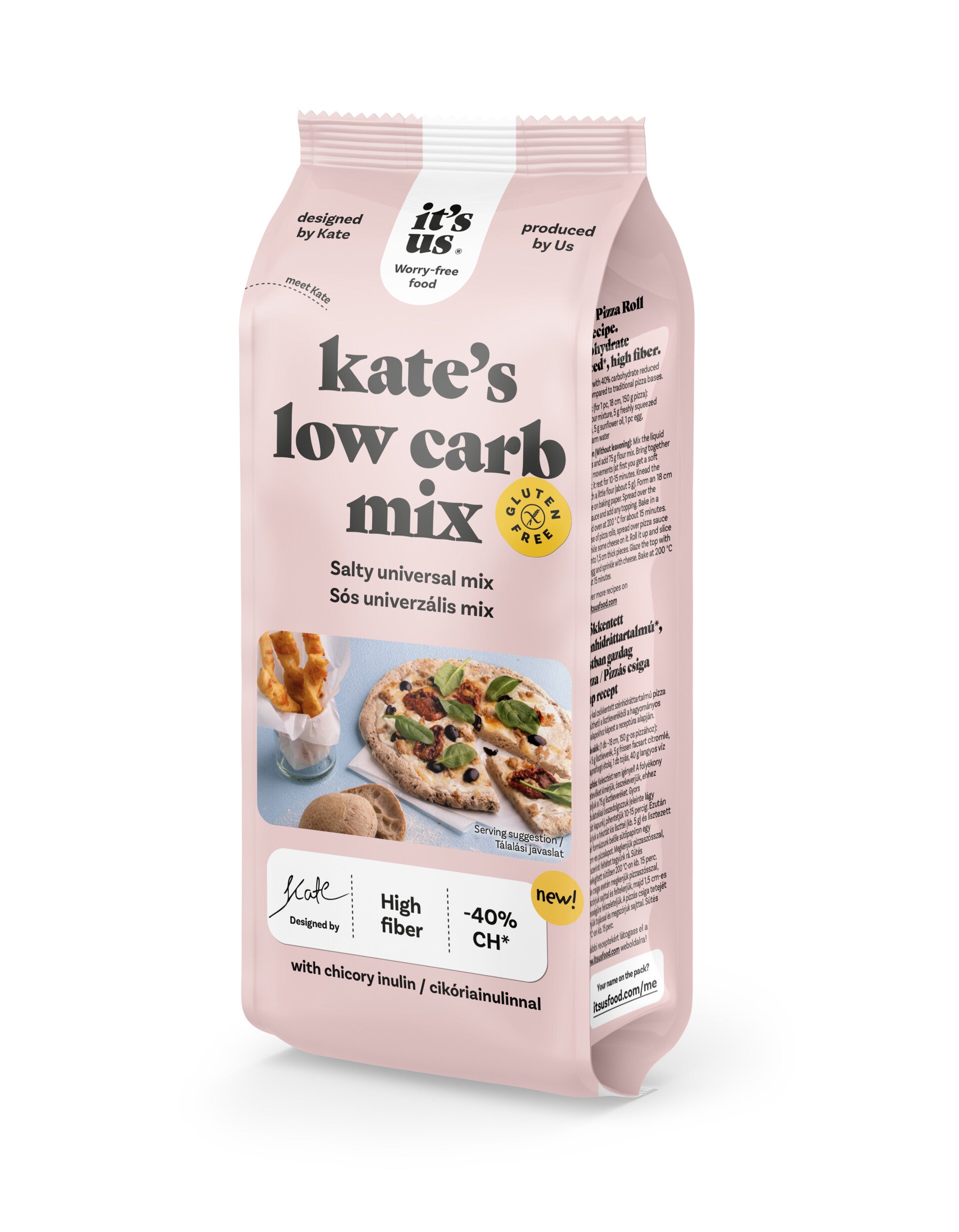 It's Us Kate's Low Carb salzige universelle glutenfreie Mehlmischung - 500 g