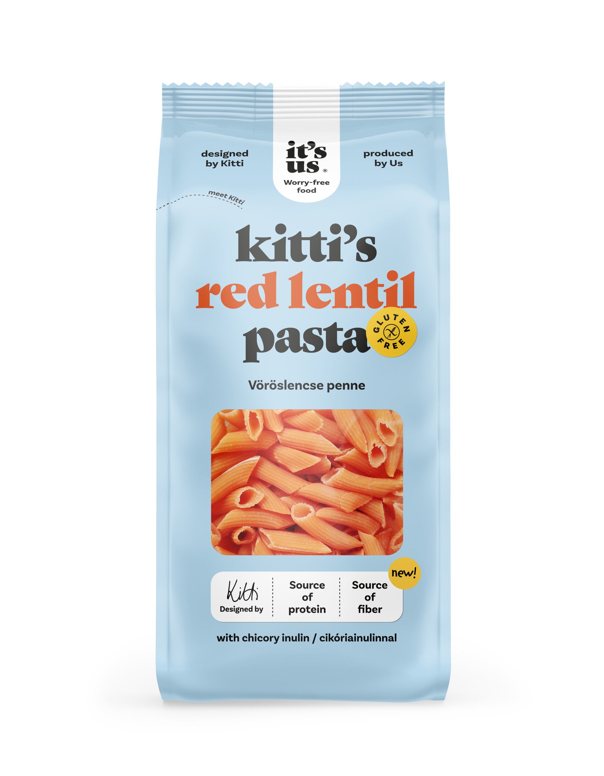 It's Us Kitti's glutenfreie Rote-Linsen-Nudeln Penne – 200 g
